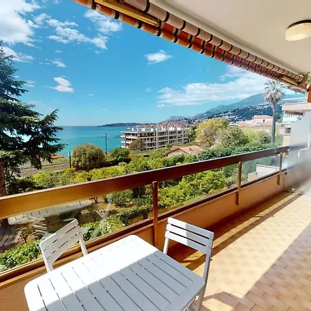 Apartment 56c - Joli Et Spacieux Avec Grande Terrasse Vue Et Garage Prive Dans Le Sous-sol De La Menton